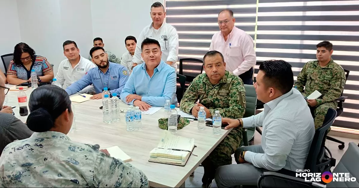 Realizan en Gómez Palacio reunión de la Mesa de Seguridad para fortalecer el rescate y preservación de espacios públicos
