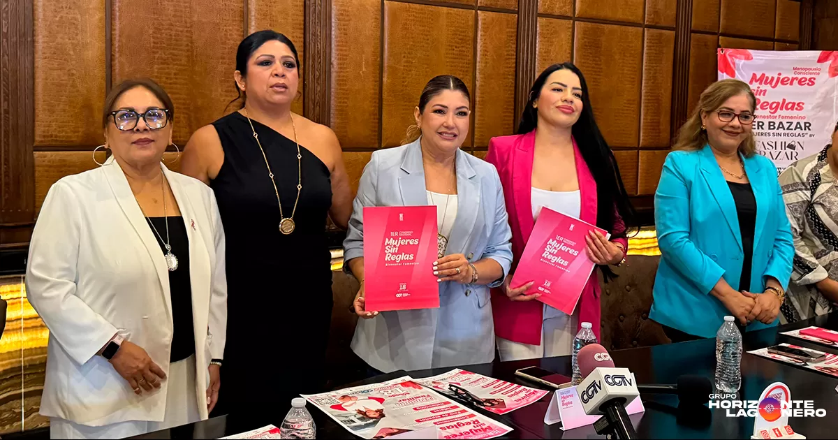 Anuncian primer bazar "Mujeres Sin Reglas" en Torreón